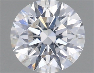 Foto Diamante Natural 0.45 quilates, Redondo , Color E, claridad SI2 y certificado GIA de