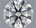 Natural Diamond 0.41 Carats, Round with Excellent Cut, H Color, VS2 Clarity and Certified by IGI