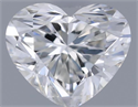 Natural Diamond 0.40 Carats, Heart with  Cut, G Color, VVS2 Clarity and Certified by GIA