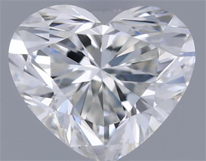Picture of Natural Diamond 0.40 Carats, Heart with  Cut, G Color, VVS2 Clarity and Certified by GIA