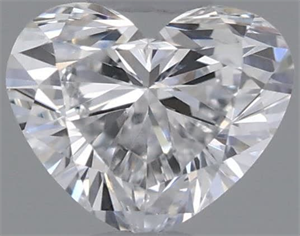 Picture of Natural Diamond 0.30 Carats, Heart with  Cut, D Color, IF Clarity and Certified by GIA