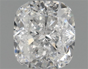 Foto Diamante Natural 0.40 quilates, Del cojín , Color F, claridad VVS1 y certificado GIA de