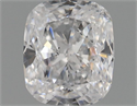 Natural Diamond 0.49 Carats, Cushion with  Cut, D Color, SI2 Clarity and Certified by GIA