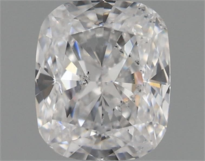 Foto Diamante Natural 0.49 quilates, Del cojín , Color D, claridad SI2 y certificado GIA de