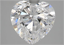 Natural Diamond 3.27 Carats, Heart with  Cut, D Color, SI1 Clarity and Certified by GIA
