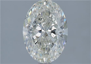 Foto Diamante Natural 1.50 quilates, Ovalado , Color K, claridad SI2 y certificado GIA de