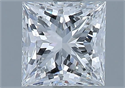 Natural Diamond 1.02 Carats, Princess with  Cut, F Color, VS2 Clarity and Certified by GIA