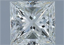 Natural Diamond 1.02 Carats, Princess with  Cut, J Color, VS1 Clarity and Certified by GIA