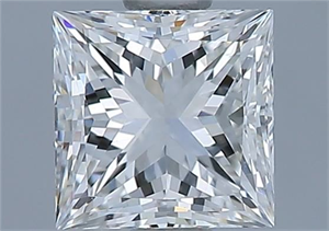 Foto Diamante Natural 0.80 quilates, Princesa , Color G, claridad VS1 y certificado GIA de