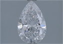 Natural Diamond 1.23 Carats, Pear with  Cut, D Color, I1 Clarity and Certified by GIA