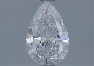 Picture of Natural Diamond 1.23 Carats, Pear with  Cut, D Color, I1 Clarity and Certified by GIA