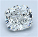 Diamante Natural 2.03 quilates, Del cojín , Color H, claridad VS1 y certificado GIA