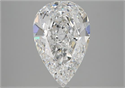 Diamante Natural 3.46 quilates, De pera , Color D, claridad IF y certificado GIA