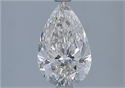 Natural Diamond 1.51 Carats, Pear with  Cut, J Color, VS1 Clarity and Certified by GIA