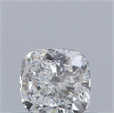 Diamante Natural 0.43 quilates, Del cojín , Color E, claridad VS2 y certificado GIA