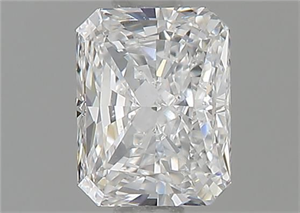 Picture of Natural Diamond 0.70 Carats, Radiant with  Cut, E Color, VVS2 Clarity and Certified by GIA