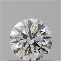 Natural Diamond 0.43 Carats, Round with Excellent Cut, E Color, SI1 Clarity and Certified by GIA