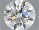Natural Diamond 0.40 Carats, Round with Excellent Cut, G Color, SI2 Clarity and Certified by IGI