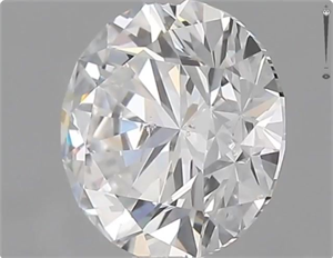 Picture of Natural Diamond 1.06 Carats, Round with Excellent Cut, D Color, SI2 Clarity and Certified by HRD