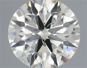 Picture of Natural Diamond 0.51 Carats, Round with Excellent Cut, J Color, SI2 Clarity and Certified by IGI
