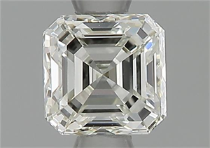 Picture of Natural Diamond 0.62 Carats, Asscher with  Cut, J Color, VS1 Clarity and Certified by GIA