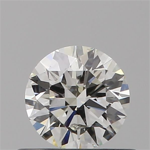 Picture of Natural Diamond 0.40 Carats, Round with Excellent Cut, K Color, I1 Clarity and Certified by GIA