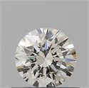 Natural Diamond 0.40 Carats, Round with Excellent Cut, K Color, VS1 Clarity and Certified by GIA