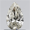 Diamante Natural 0.54 quilates, De pera , Color L, claridad SI2 y certificado GIA