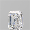 Natural Diamond 2.01 Carats, Asscher with  Cut, E Color, SI1 Clarity and Certified by GIA