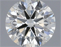 Natural Diamond 0.40 Carats, Round with Excellent Cut, H Color, SI2 Clarity and Certified by IGI