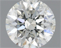 Natural Diamond 0.45 Carats, Round with Very Good Cut, H Color, SI2 Clarity and Certified by IGI