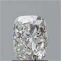 Diamante Natural 1.50 quilates, Del cojín , Color I, claridad SI2 y certificado GIA