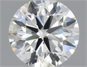 Natural Diamond 0.42 Carats, Round with Excellent Cut, H Color, SI2 Clarity and Certified by IGI