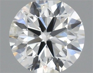 Picture of Natural Diamond 0.42 Carats, Round with Excellent Cut, H Color, SI2 Clarity and Certified by IGI