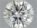 Natural Diamond 0.43 Carats, Round with Excellent Cut, H Color, SI2 Clarity and Certified by IGI