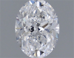 Picture of Natural Diamond 0.40 Carats, Oval with  Cut, D Color, VVS2 Clarity and Certified by GIA