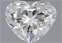 Natural Diamond 0.40 Carats, Heart with  Cut, I Color, VS1 Clarity and Certified by GIA