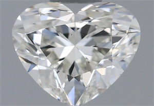 Picture of Natural Diamond 0.40 Carats, Heart with  Cut, I Color, VS1 Clarity and Certified by GIA