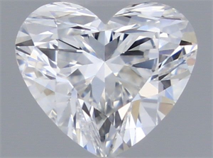 Picture of Natural Diamond 0.41 Carats, Heart with  Cut, E Color, VVS1 Clarity and Certified by GIA