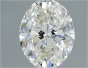Natural Diamond 0.41 Carats, Oval with  Cut, I Color, VVS2 Clarity and Certified by GIA