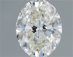 Picture of Natural Diamond 0.41 Carats, Oval with  Cut, I Color, VVS2 Clarity and Certified by GIA