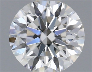 Picture of Natural Diamond 0.40 Carats, Round with Excellent Cut, H Color, VS1 Clarity and Certified by GIA