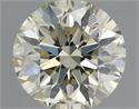Natural Diamond 0.60 Carats, Round with Excellent Cut, M Color, SI2 Clarity and Certified by IGI
