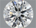 Natural Diamond 0.40 Carats, Round with Excellent Cut, H Color, SI2 Clarity and Certified by IGI