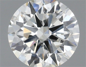 Picture of Natural Diamond 0.40 Carats, Round with Excellent Cut, H Color, SI2 Clarity and Certified by IGI