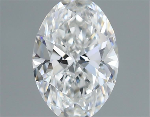 Picture of Natural Diamond 0.40 Carats, Oval with  Cut, F Color, IF Clarity and Certified by GIA