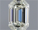 Natural Diamond 0.40 Carats, Asscher with  Cut, L Color, VVS1 Clarity and Certified by GIA