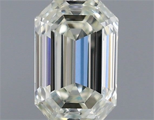 Picture of Natural Diamond 0.40 Carats, Asscher with  Cut, L Color, VVS1 Clarity and Certified by GIA