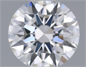 Diamante Natural 0.40 quilates, Redondo , Color E, claridad VVS2 y certificado GIA