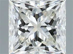 Picture of Natural Diamond 0.40 Carats, Princess with  Cut, K Color, VVS2 Clarity and Certified by GIA